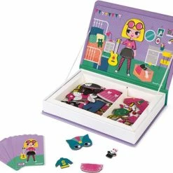 Janod Magnetibook - Verkleedfeest Meisjes -Exporteren puzzels winkel 550x472 1