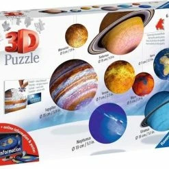 Ravensburger 3D Zonnestelsel - 3D Puzzel - 27/54/72/108 Stukjes -Exporteren puzzels winkel 550x473 1