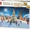 F2Winter Kerstpuzzel 1000 Stukjes, Christmas Village, Legpuzzel Kerst, Kerstmis, Winter, Puzzel -Exporteren puzzels winkel 550x473 2