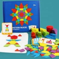 Candywood Tangram Voor Kinderen - Hout - 155 Stukjes - Educatief - 24 Puzzelvarianten -Exporteren puzzels winkel 550x475 4