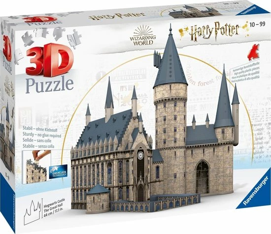Ravensburger 3D Puzzel Harry Potter Zweinstein Kasteel - 540 Stukjes 6 Ravensburger 3D Puzzel Harry Potter Zweinstein Kasteel - 540 Stukjes - Afbeelding 4