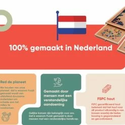 Puzzlr - Puzzelbord Met Opbergsysteem - Houten Puzzelplaat Onderlegger Met 6 Laden - 1500 Stukjes -Exporteren puzzels winkel 550x478 2