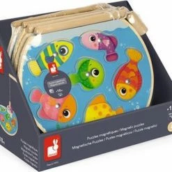 Janod Puzzelspel - Snelle Vissen -Exporteren puzzels winkel 550x489