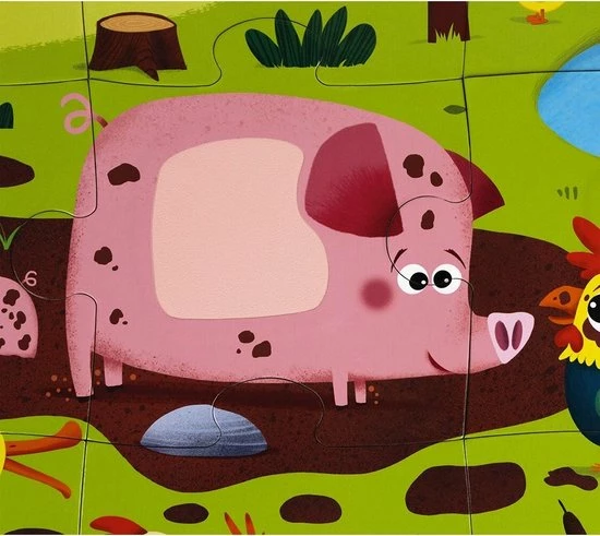 Janod Voelpuzzel - Boerderijdieren 13 Janod Voelpuzzel - Boerderijdieren - Afbeelding 11