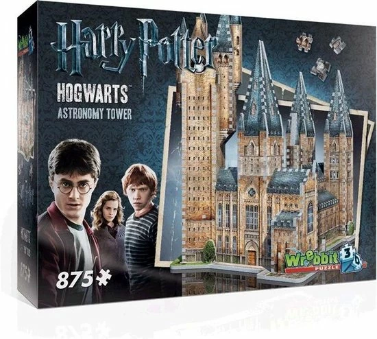 Hogwarts Astronomy Tower - Wrebbit 3D Puzzel - Harry Potter - 875 Stukjes 3 Hogwarts Astronomy Tower - Wrebbit 3D Puzzel - Harry Potter - 875 Stukjes