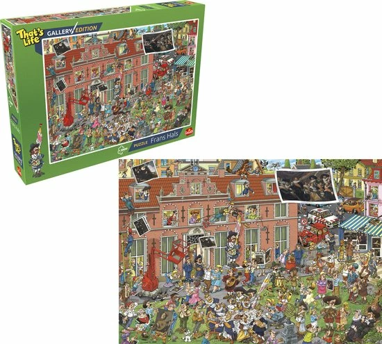 Goliath That's Life Gallery Edition: Frans Hals - 1000 Puzzelstukjes - Legpuzzel (68x48cm) 6 Goliath That's Life Gallery Edition: Frans Hals - 1000 Puzzelstukjes - Legpuzzel (68x48cm) - Afbeelding 4