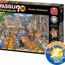 Wasgij Original 38 Kaasalarm Puzzel - 1000 Stukjes -Exporteren puzzels winkel 550x496 1