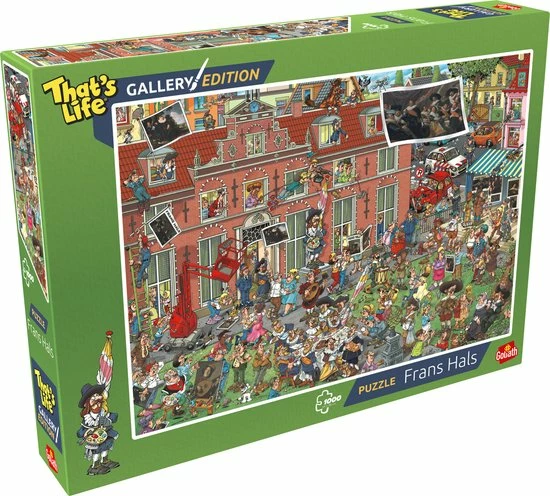 Goliath That's Life Gallery Edition: Frans Hals - 1000 Puzzelstukjes - Legpuzzel (68x48cm) 3 Goliath That's Life Gallery Edition: Frans Hals - 1000 Puzzelstukjes - Legpuzzel (68x48cm)