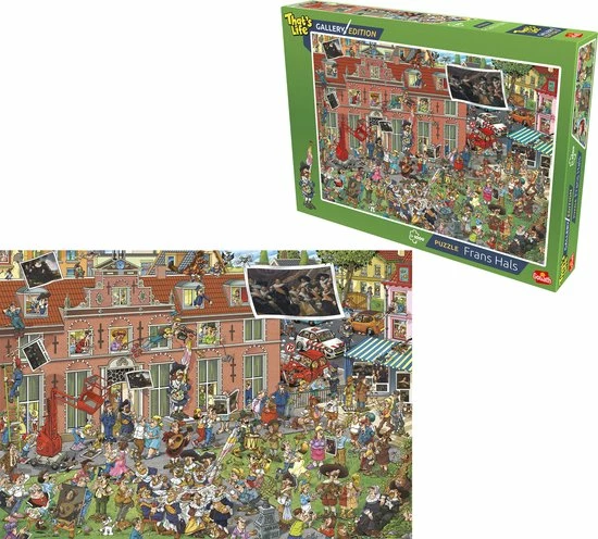 Goliath That's Life Gallery Edition: Frans Hals - 1000 Puzzelstukjes - Legpuzzel (68x48cm) 7 Goliath That's Life Gallery Edition: Frans Hals - 1000 Puzzelstukjes - Legpuzzel (68x48cm) - Afbeelding 5