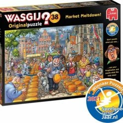 Wasgij Original 38 Kaasalarm Puzzel - 1000 Stukjes -Exporteren puzzels winkel 550x496 2