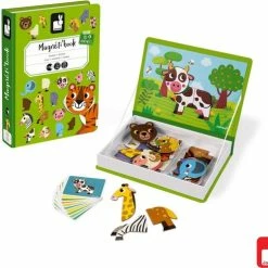 Janod Magnetibook - Dieren -Exporteren puzzels winkel 550x497
