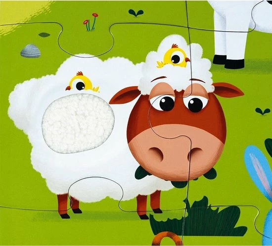Janod Voelpuzzel - Boerderijdieren 8 Janod Voelpuzzel - Boerderijdieren - Afbeelding 6