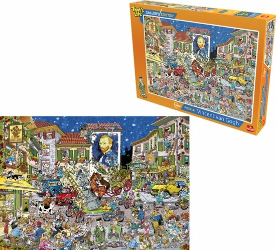 Goliath That's Life Gallery Edition: Vincent Van Gogh - 1000 Puzzelstukjes - Legpuzzel (68x48cm) 8 Goliath That's Life Gallery Edition: Vincent Van Gogh - 1000 Puzzelstukjes - Legpuzzel (68x48cm) - Afbeelding 6