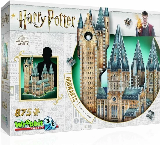 Hogwarts Astronomy Tower - Wrebbit 3D Puzzel - Harry Potter - 875 Stukjes 10 Hogwarts Astronomy Tower - Wrebbit 3D Puzzel - Harry Potter - 875 Stukjes - Afbeelding 8
