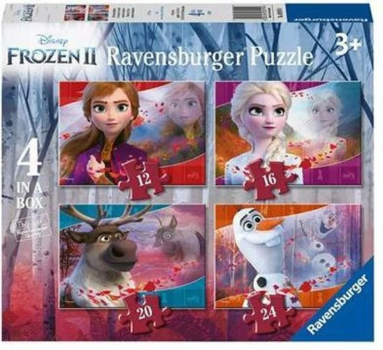 Ravensburger Puzzel Disney Frozen -12+16+20+24 Stukjes - Kinderpuzzel 14 Ravensburger Puzzel Disney Frozen -12+16+20+24 Stukjes - Kinderpuzzel - Afbeelding 12