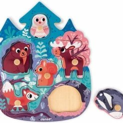 Janod Knoppuzzel - Bos -Exporteren puzzels winkel 550x502 11