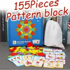 Candywood Tangram Voor Kinderen - Hout - 155 Stukjes - Educatief - 24 Puzzelvarianten -Exporteren puzzels winkel 550x502 5