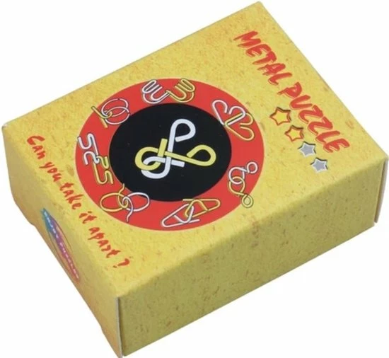 Enjoy Puzzles IQ Puzzels 3D - Metaal - 32 Stuks - Breinbrekers - Traktatie 13 Enjoy Puzzles IQ Puzzels 3D - Metaal - 32 Stuks - Breinbrekers - Traktatie - Afbeelding 11