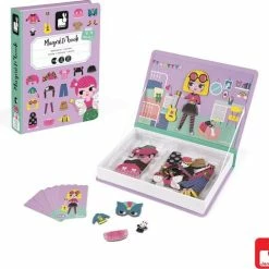 Janod Magnetibook - Verkleedfeest Meisjes -Exporteren puzzels winkel 550x507