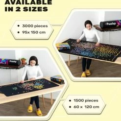 Puzzlup 1500 - Puzzelmat Neopreen - Zelfsluitend & Antislip - Portapuzzle Met Luxe Opbergtube - Tot En Met 1500 Stukjes - 66 X 120 Cm -Exporteren puzzels winkel 550x507 3
