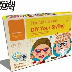 Knutsel Doos Magneetboek Knutselpakket - Magnetibook Gezichten Maken - Creatief Speelgoed Knutselen Jongens En Meisjes - WoodyDoody -Exporteren puzzels winkel 550x508 11