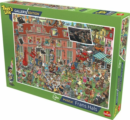 Goliath That's Life Gallery Edition: Frans Hals - 1000 Puzzelstukjes - Legpuzzel (68x48cm) 8 Goliath That's Life Gallery Edition: Frans Hals - 1000 Puzzelstukjes - Legpuzzel (68x48cm) - Afbeelding 6