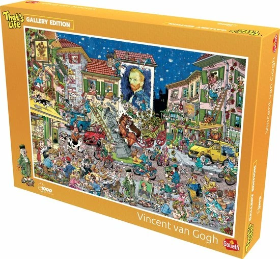 Goliath That's Life Gallery Edition: Vincent Van Gogh - 1000 Puzzelstukjes - Legpuzzel (68x48cm) 5 Goliath That's Life Gallery Edition: Vincent Van Gogh - 1000 Puzzelstukjes - Legpuzzel (68x48cm) - Afbeelding 3