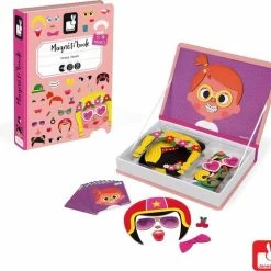 Janod Magnetibook - Gekke Gezichten Meisjes -Exporteren puzzels winkel 550x512 2