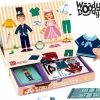 Magneet Boek Zelfkleden Mode Knutsel Pakket Meisjes En Jongens Met Vintage Kleding - Magnetibook Verkleden - Creatief Knutselen Kinderen - WoodyDoody -Exporteren puzzels winkel 550x512 6
