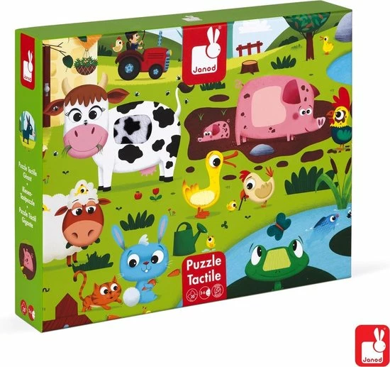 Janod Voelpuzzel - Boerderijdieren 16 Janod Voelpuzzel - Boerderijdieren - Afbeelding 14