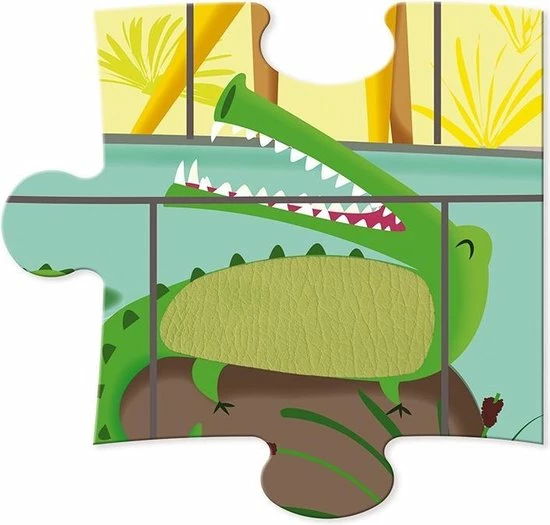 Janod Voelpuzzel - Een Dag In De Dierentuin 13 Janod Voelpuzzel - Een Dag In De Dierentuin - Afbeelding 11