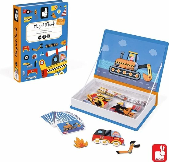 Janod Magnetibook - Racers 13 Janod Magnetibook - Racers - Afbeelding 11