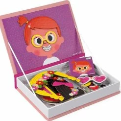 Janod Magnetibook - Gekke Gezichten Meisjes -Exporteren puzzels winkel 550x530 1