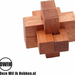 Merkloos Set Van 6 Houten IQ Puzzels - Breinbrekers - 3D Puzzel 21 Merkloos Set Van 6 Houten IQ Puzzels - Breinbrekers - 3D Puzzel -Exporteren puzzels winkel 550x533 3