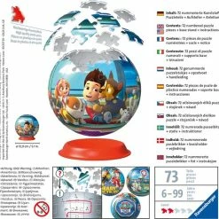 Ravensburger PAW Patrol Puzzleball - 3D Puzzel - 72 Stukjes -Exporteren puzzels winkel 550x536 6