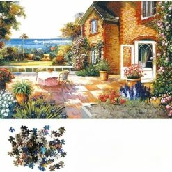 Happy Puzzle Jigsaw Legpuzzel - Huistuin - Puzzel 1000 Stukjes Volwassenen Legpuzzels - Natuur - Stad - Kunst - Hobby Speelgoed - Legpuzzels Volwassenen Kinderen - 50*70 Cm -Exporteren puzzels winkel 550x538 3