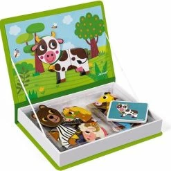 Janod Magnetibook - Dieren -Exporteren puzzels winkel 550x541