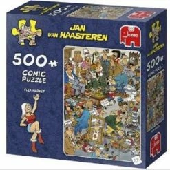 Jan Van Haasteren Flea Market Puzzel - 500 Stukjes -Exporteren puzzels winkel 550x541 4