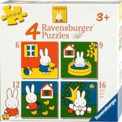 Ravensburger Nijntje. Vier Puzzels -6+9+12+16 Stukjes - Kinderpuzzel 22 Ravensburger Nijntje. Vier Puzzels -6+9+12+16 Stukjes - Kinderpuzzel -Exporteren puzzels winkel 550x542 1
