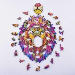 Mystery Lion 032 A3| Legpuzzel Leeuw |houten Jigsaw Puzzel | 189 Stukjes | Dierenpuzzel| Meer Dan 50 Verschillende Modellen -Exporteren puzzels winkel 550x542 7