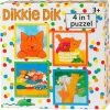 Bambolino Toys - Dikkie Dik - 4 In 1 Puzzelset - 4+6+9+16 Stukjes - Kinderpuzzel - Leren Puzzelen - Educatief Peuter Speelgoed - Puzzel 3 Jaar En Ouder - Schoencadeautje Sinterklaas
