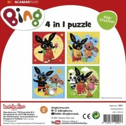 Bambolino Toys - Bing 4 In 1 Puzzel - 4x6x9x16 Stukjes - Kinderpuzzel - Leren Puzzelen - Educatief Peuter Speelgoed - Puzzel 3 Jaar En Ouder - Schoencadeautje Sinterklaas -Exporteren puzzels winkel 550x548