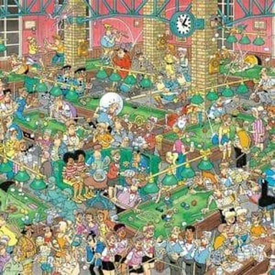 Jan Van Haasteren Krijt Op Tijd! Puzzel - 1500 Stukjes 8 Jan Van Haasteren Krijt Op Tijd! Puzzel - 1500 Stukjes - Afbeelding 6