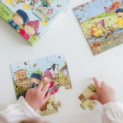 Bambolino Toys - Fien & Teun - 4 In 1 Puzzelset - 4+6+9+16 Stukjes - Kinderpuzzel - Leren Puzzelen - Educatief Speelgoed - Puzzel 3 Jaar En Ouder -Exporteren puzzels winkel 550x550 168