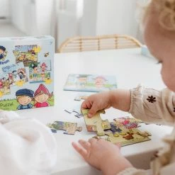 Bambolino Toys - Fien & Teun - 4 In 1 Puzzelset - 4+6+9+16 Stukjes - Kinderpuzzel - Leren Puzzelen - Educatief Speelgoed - Puzzel 3 Jaar En Ouder -Exporteren puzzels winkel 550x550 170