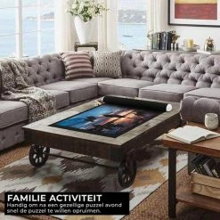 Merkloos Puzzelmat Premium - Puzzelmat 500, 1000 & 1500 Stukjes - Puzzelmat 1000 Stukjes - Puzzelmat 1500 Stukjes - Puzzelrol - Puzzelmat Voor Legpuzzel - Portapuzzle - Zwart - Kerstcadeau - Voor Mannen - Voor Vrouwen - Kerst Cadeau Voor Man - Vrouw -Exporteren puzzels winkel 550x550 175