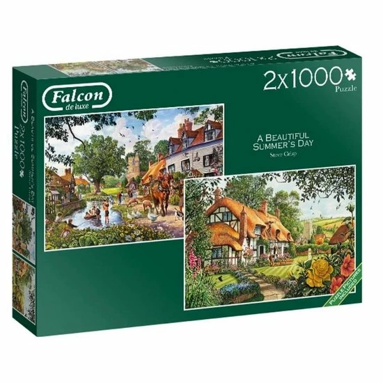 Falcon Puzzel The Woodland Cottage - Legpuzzel - 2 X 1000 Stukjes 11 Falcon Puzzel The Woodland Cottage - Legpuzzel - 2 X 1000 Stukjes - Afbeelding 9
