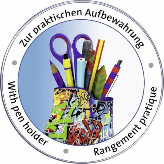 Ravensburger Sneaker Grafitti Print - 3D Puzzel - 108 Stukjes 7 Ravensburger Sneaker Grafitti Print - 3D Puzzel - 108 Stukjes - Afbeelding 5