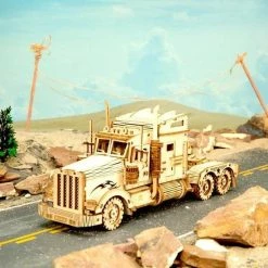 Robotime Modelbouwpakket Heavy Truck 22,4 Cm Hout 286-delig -Exporteren puzzels winkel 550x550 255