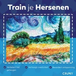 Cruny Puzzel 1000 Stukjes - Legpuzzels - Jigsaw Puzzle Nederlands Landschap Schilderij I Gezellig Puzzelen, Puzzels Voor Volwassenen En Kinderpuzzels - 47x66cm -Exporteren puzzels winkel 550x550 332